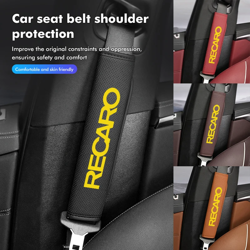 Car Selt Belt Soft Shoulder Protection Cover Accessories For Recaro nan