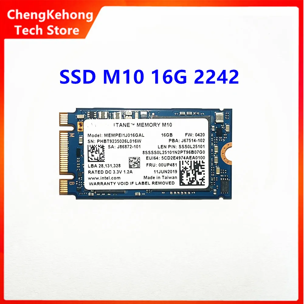 Oryginalny M10 16G 2280 2242 wewnętrzny dysk półprzewodnikowy SSD kompatybilny z laptopem M.2 SSD dla INTEL OPTANE