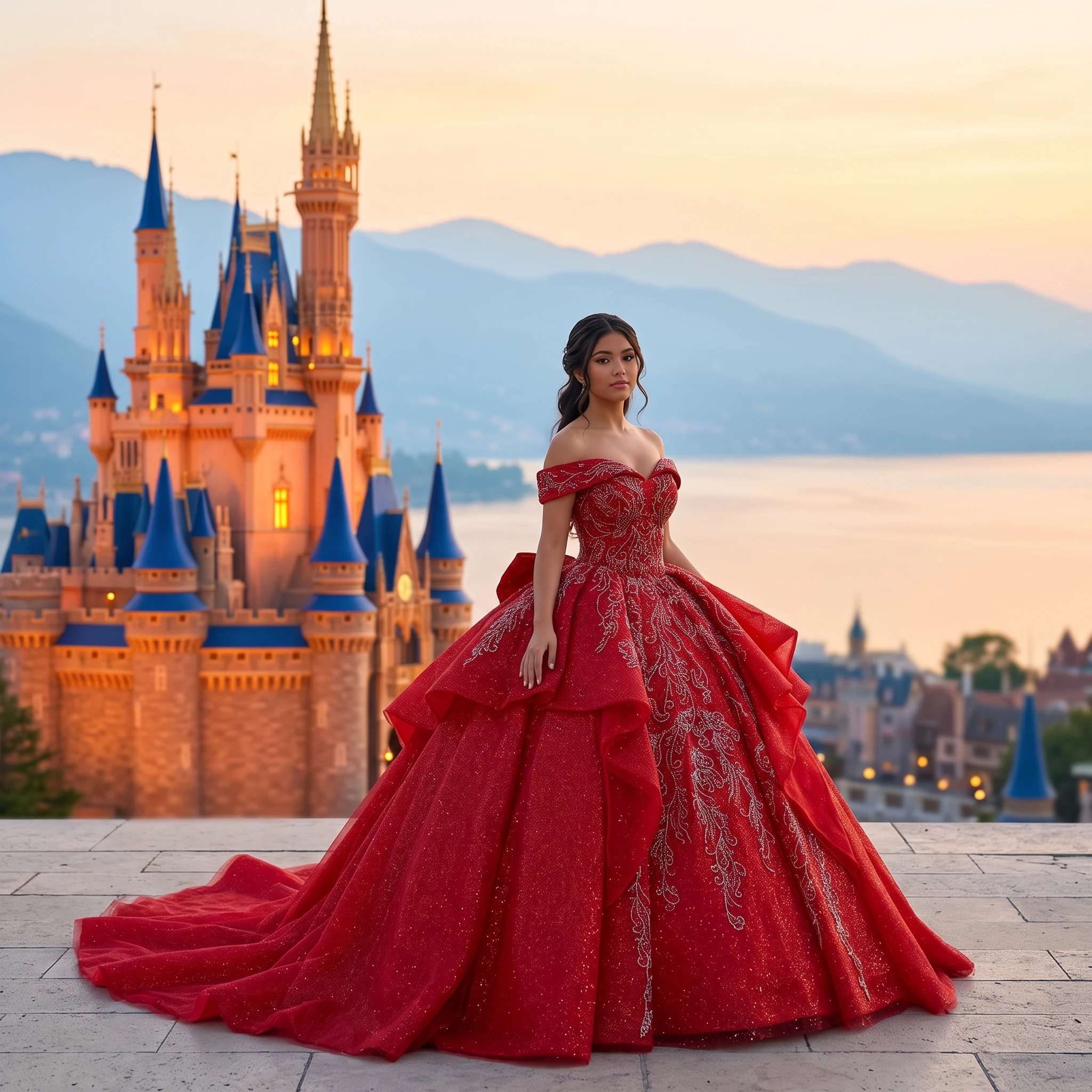 Vinatge Vestidos De 15 Años Princess Quinceanera Dresses 2025 Short Sleeves Sequin Charro Sweet 16 Dress Pageant Gowns Customize