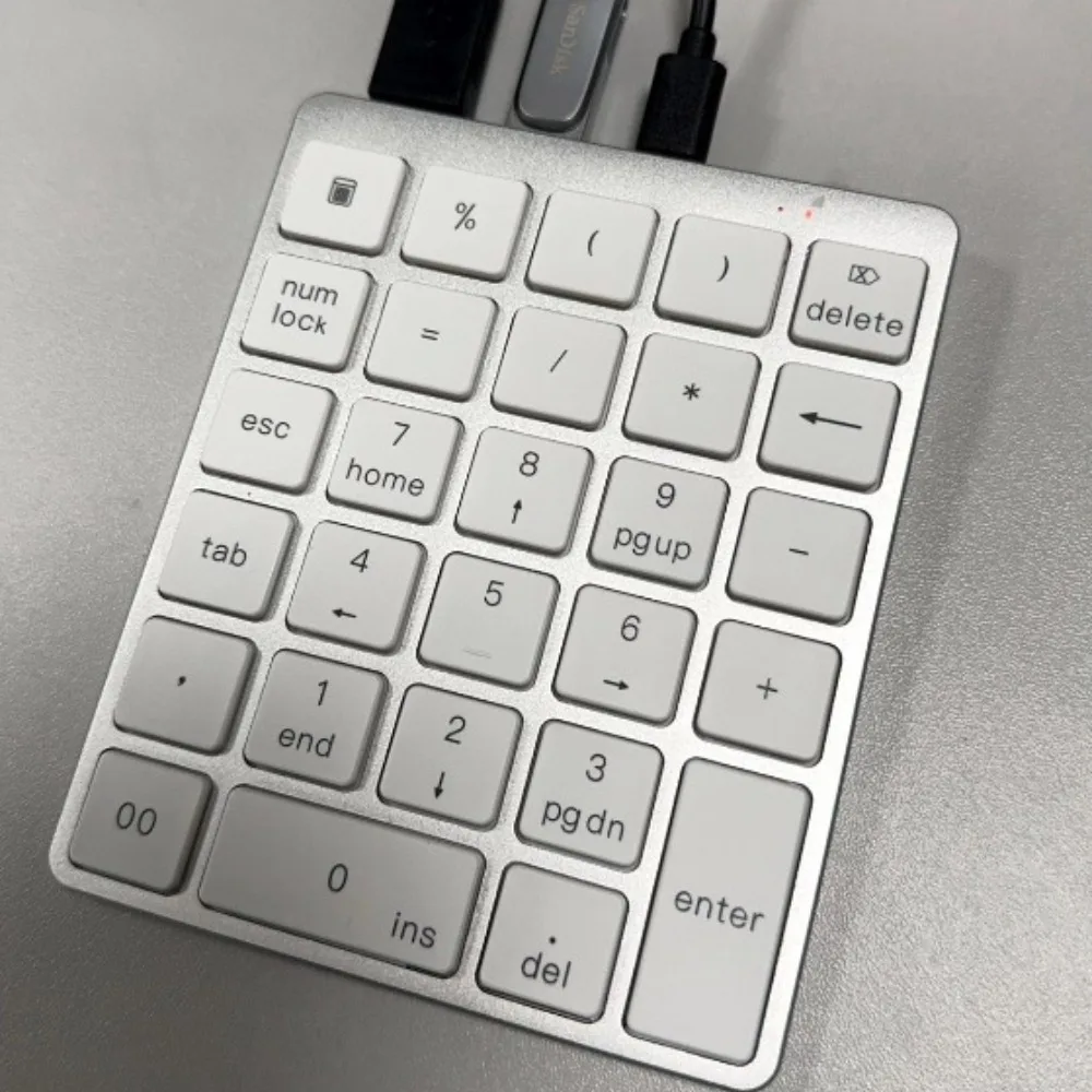 USB-KB-HUB Mini Number Keyboard Custom Wired Multifunctional Keyboards Hotswap Docking Station Mechanical Keyboard Accessories