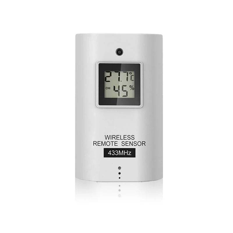 Wireless Weather Station Smart Thermometer Hygrometer Indoor Temperature Humidity Meter Color LCD Weather Forecast Clock Alarm