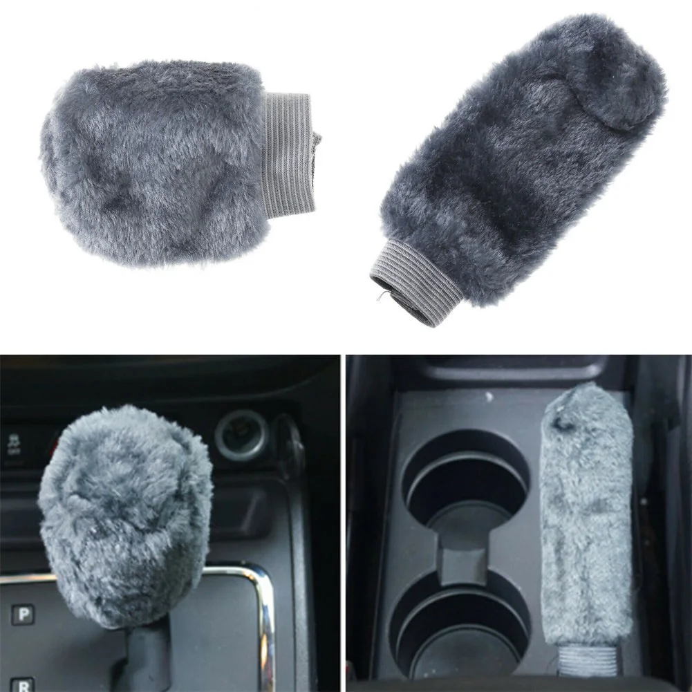 Enjoy Maximum Comfort with Thick Winter Steering Wheel Plush Cover Upgrade Your Driving Experience 3 Piece Kit