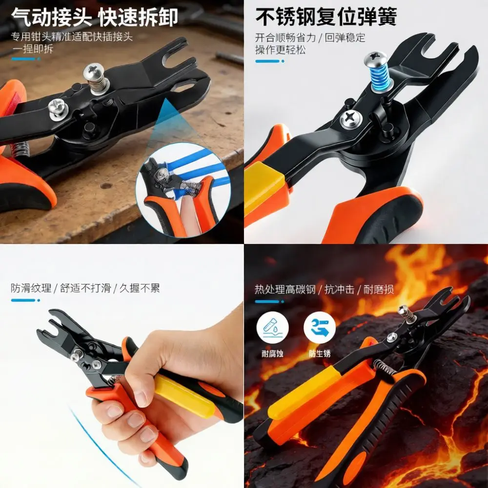 Air Tube Fitting Removal Pliers For Chuanxing Pneumatic Hose Disconnect Tool Industrial Equipment Repair Gear