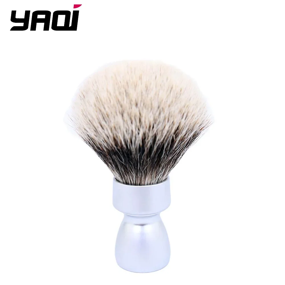 

Yaqi Matte Chrome Color Metal Handle Best Badger Hair Shaving Brush for men