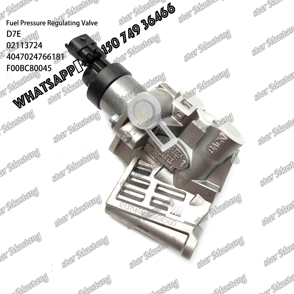 D7E Fuel Pressure Regulating Valve 02113724 4047024766181 F00BC80045 Suitable for Volvo Engine Parts