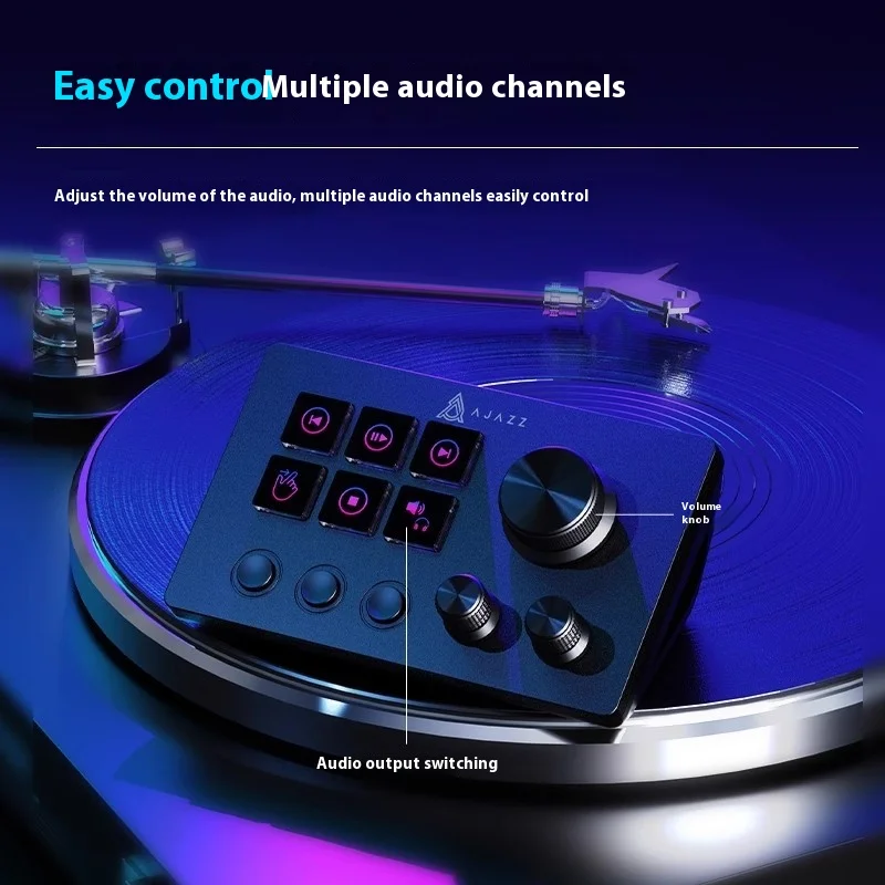 Ajazz AKP153/AKP03 Customized Multifunctional Mini Keyboard Console Intelligent Panel Desktop Display Programming Keyboard