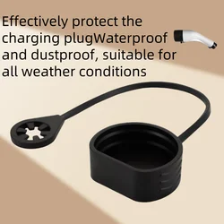 NEW EV Charger Cover Type2 Plug Protective Cover rain  cover dust for  EVSE Connector Replacement Dust Cap