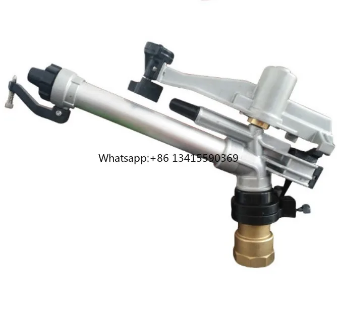 

2 Inch Rocker Impact Sprinkler gan Long Distance Farmland Lawn 360 Degree Irrigation Big Rain gan Sprinkler