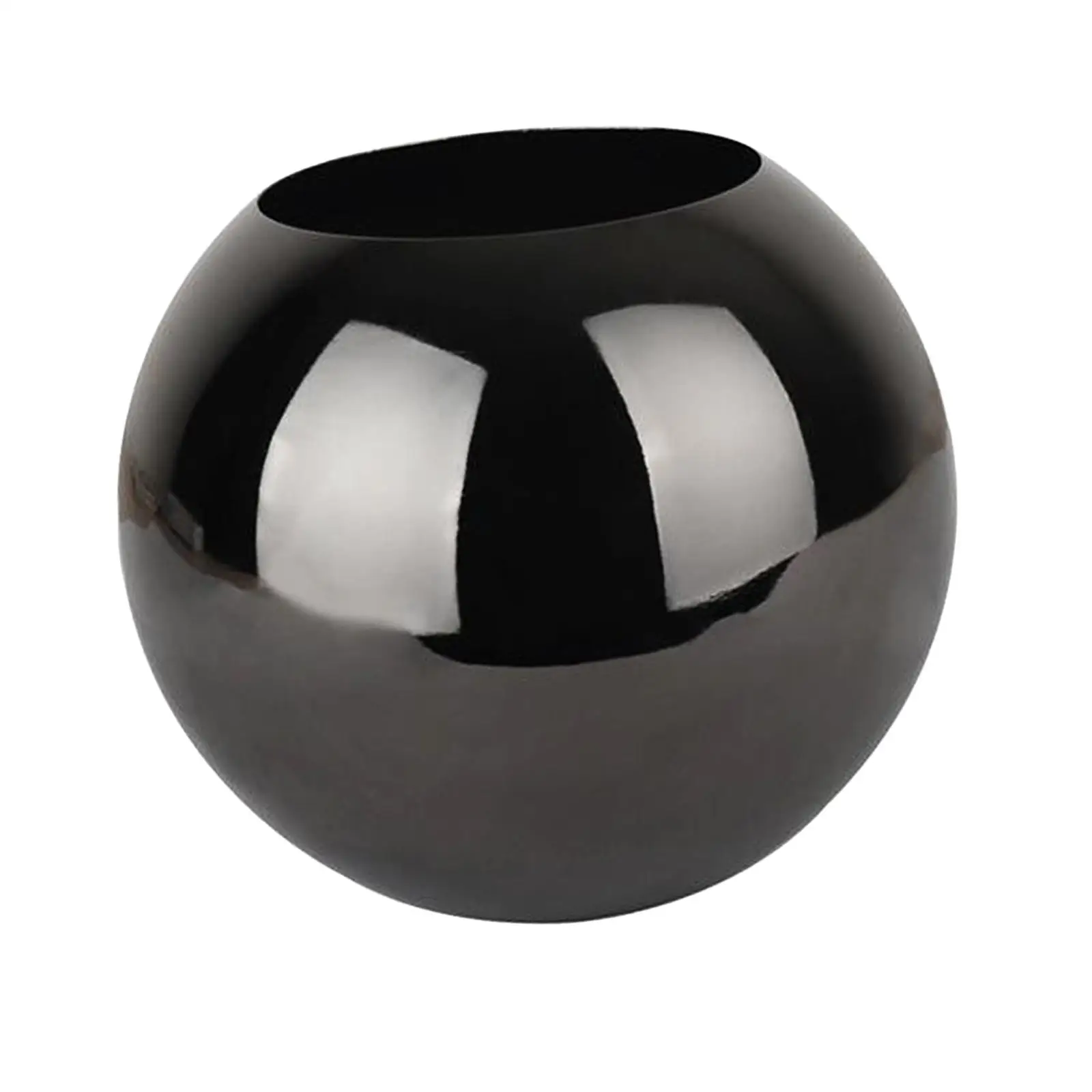 Stainless Steel Flower Vase Centerpiece Home Wedding Gift for Friends Black