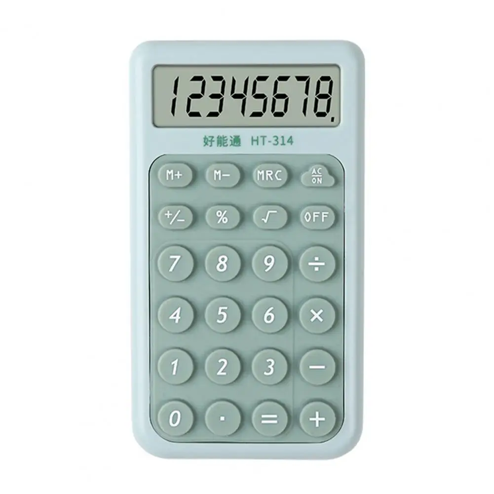 Durable Construction Calculator Accurate 8-digit Lcd Display Small Digital Desktop Calculator with Ergonomic for Efficient