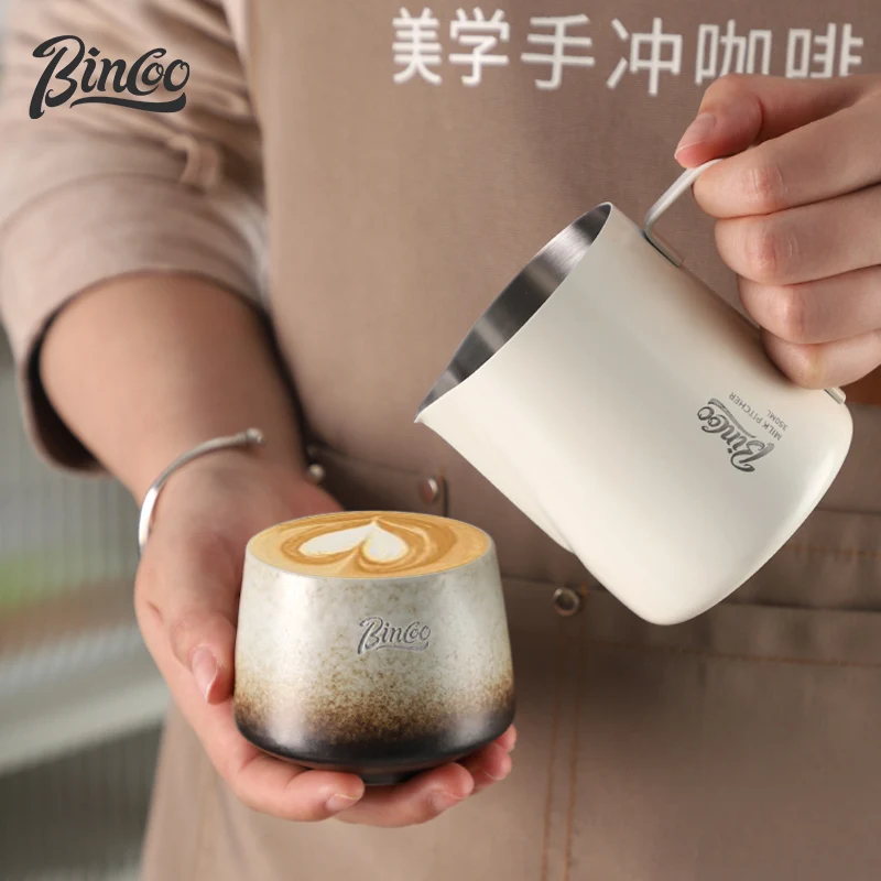 Flow Glaze Design Niche Coffee Cup Japanese Retro Kiln-Turned 200ml Exquisite Compact Ceramic Cup