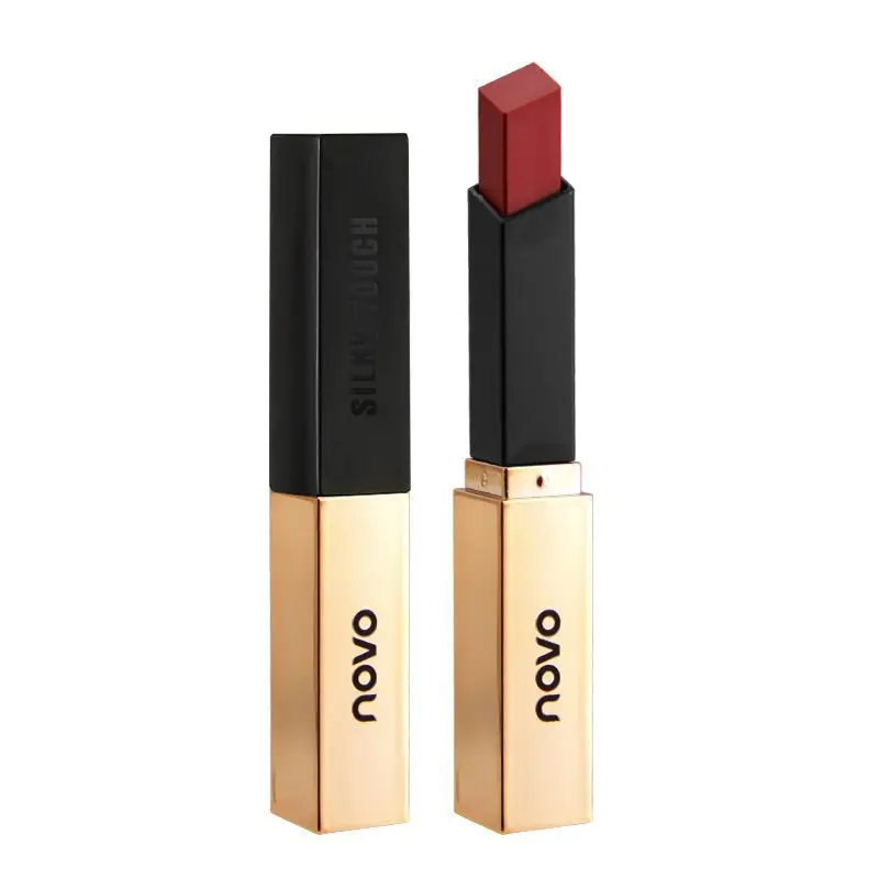 Makeups NOVO Mist Velvet Thin Tube Small Gold Bar Lipstick Moisturizing Lasting Matte Lip Gloss Wholesale Korean Cheap Cosmetics