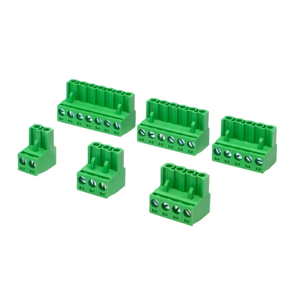 10Pcs 2EDGK 5.08mm Header Socket PlUG-IN Terminal Blocks Screw Type PCB Male Connectors 2P 3P 4P 5P 6P 7P 8P 9P 10P