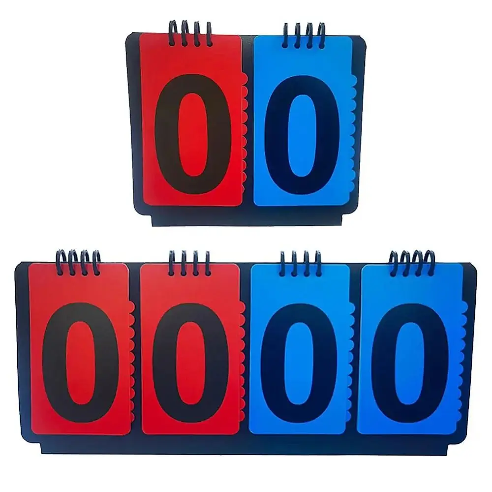 

Manual Basketball Scoreboard Tabletop Counter Triangular Base Scoreboard Score Keeper 4-Digit Score Keeper
