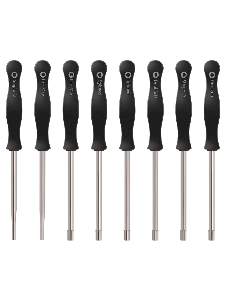 Kit d'outils de réglage de carburateur, tournevis, simple, hexagone D, double D, jeu de douilles hexagonales, 8 pièces