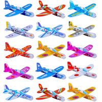 20pcs/bag DIY Gliders Planes Foam Assemble Airplane Toys Kids Birthday Gifts Party Favors Children School Prizes Goodie Fillers