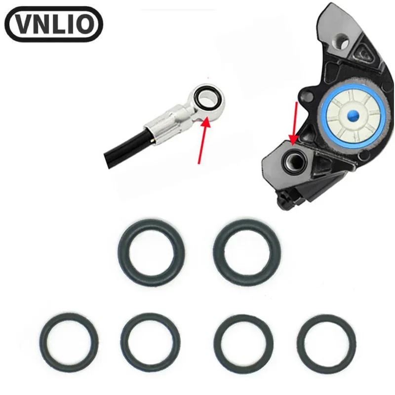 Vnlio bicycle brake caliper sealing ring brake disc oil circuit O-ring five wire rubber ring MTB road bicycle