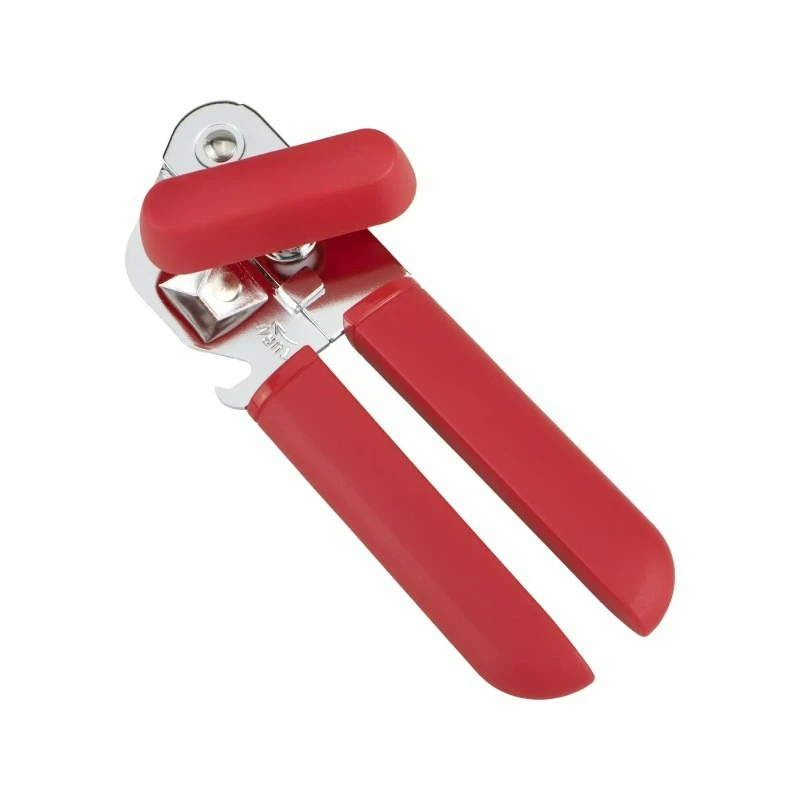Manual Stainless Steel Can Opener with Chrome Finish，Bottle Opener, Non-Slip