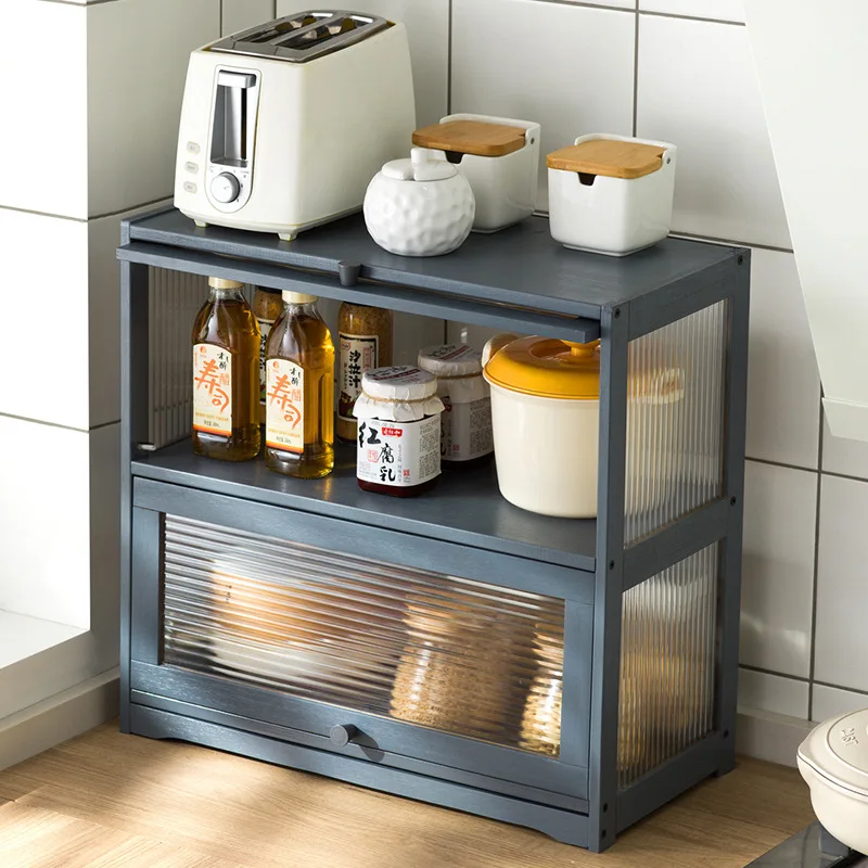 Vetrina angolare armadio da cucina salvaspazio Bar Storage Credenza moderna francese mensole per sala da pranzo mobili da cucina Credenza