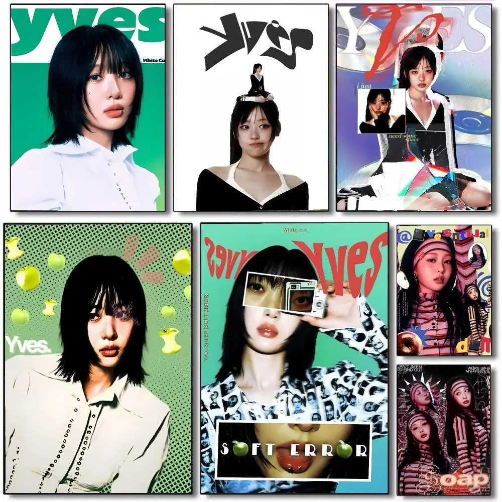Singer Y-Yves Loona Poster Wall Art Printed Decor Sticker Stylish Home Gift for Living Room Bedroom Corridor Cafe