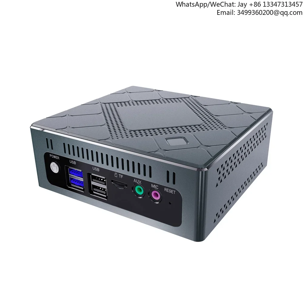 

Fingerprint Metal Case PC Mini Computer 10Gen I7-10810U Triple Display 16gb Ram Dual DDR4 SSD Win10 Pro Mini PC Core I7