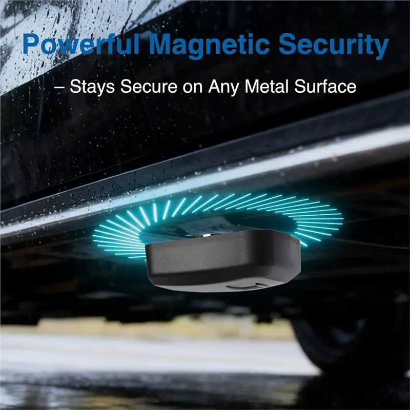 M11K-For Under Car Magnetic Key Box, Waterproof Combination Lock With Strong Magnets,Resettable 4-Digit Code Holder