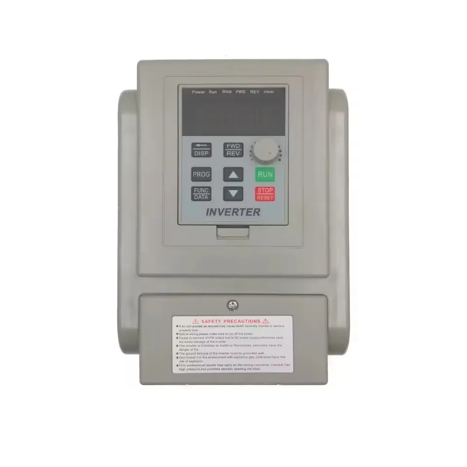 Frequency converter single-phase input and three-phase output 2.2KW220V fan water pump motor speed regulator