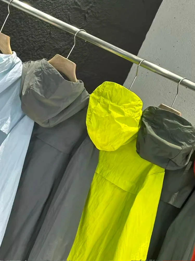 

Trendy Men's Summer Lightweight Loose Casual Hooded Sun Protection Jaet Outdoor Breathable Qui Dry Skin Clothes