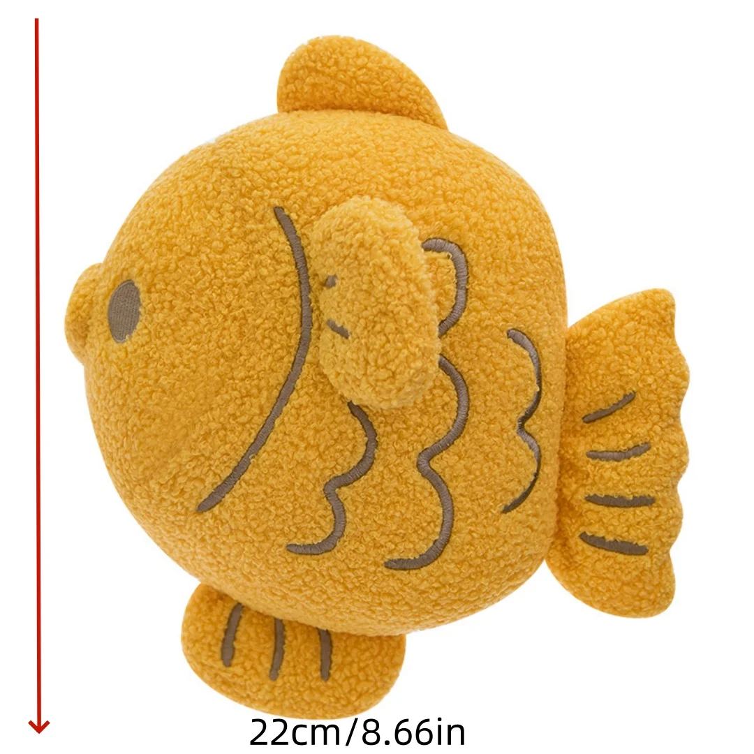 

1pc 22cm/8.66in New Taiyaki Pillow Plush Toy Cute Fish Pillow Cushion Doll Birthday Gift for Girls