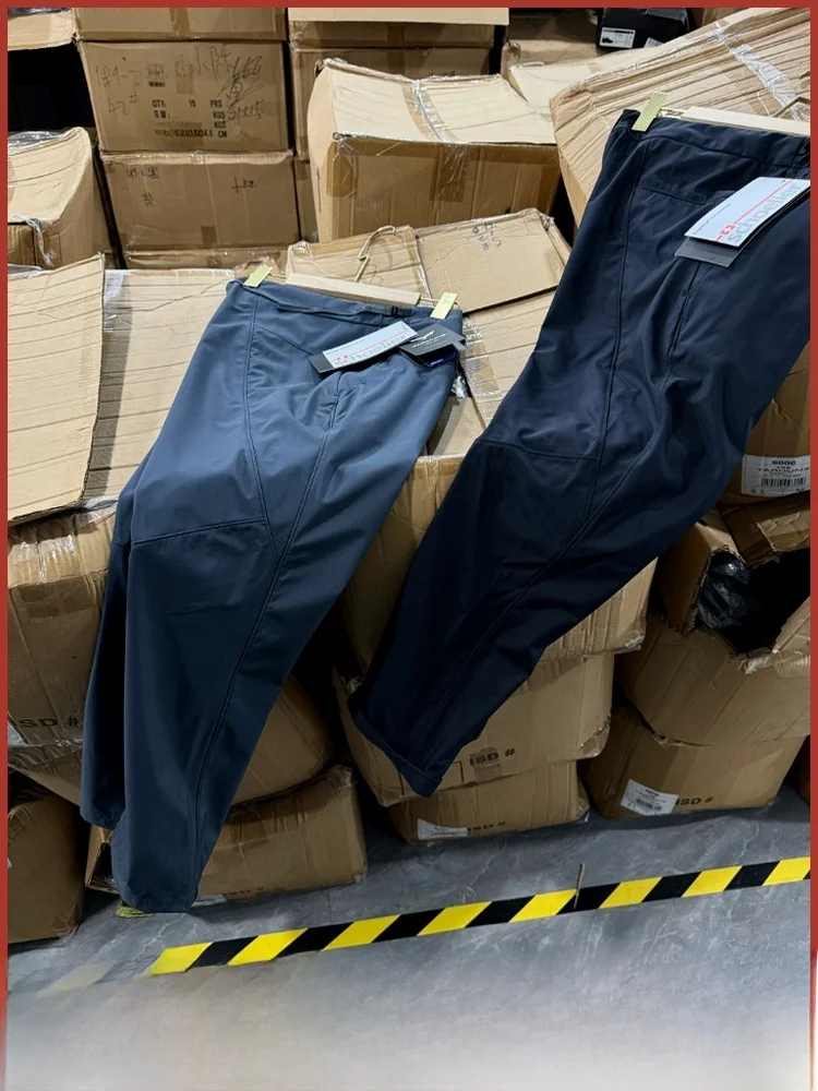 

Уличные легкие ветрозащитные мягкие брюки ell, мужские повседневные брюки с прямыми штанинами, модные городские брюки, осень-зима, вода...