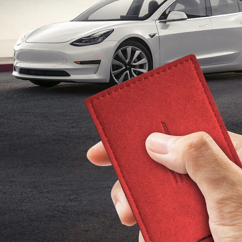 

Car Key Bag Shell Key Case Cover Key Protection or Tesla Model 3 Model Y 2025 2024 2023 2022 2021 2020 Auto Styling Accessories