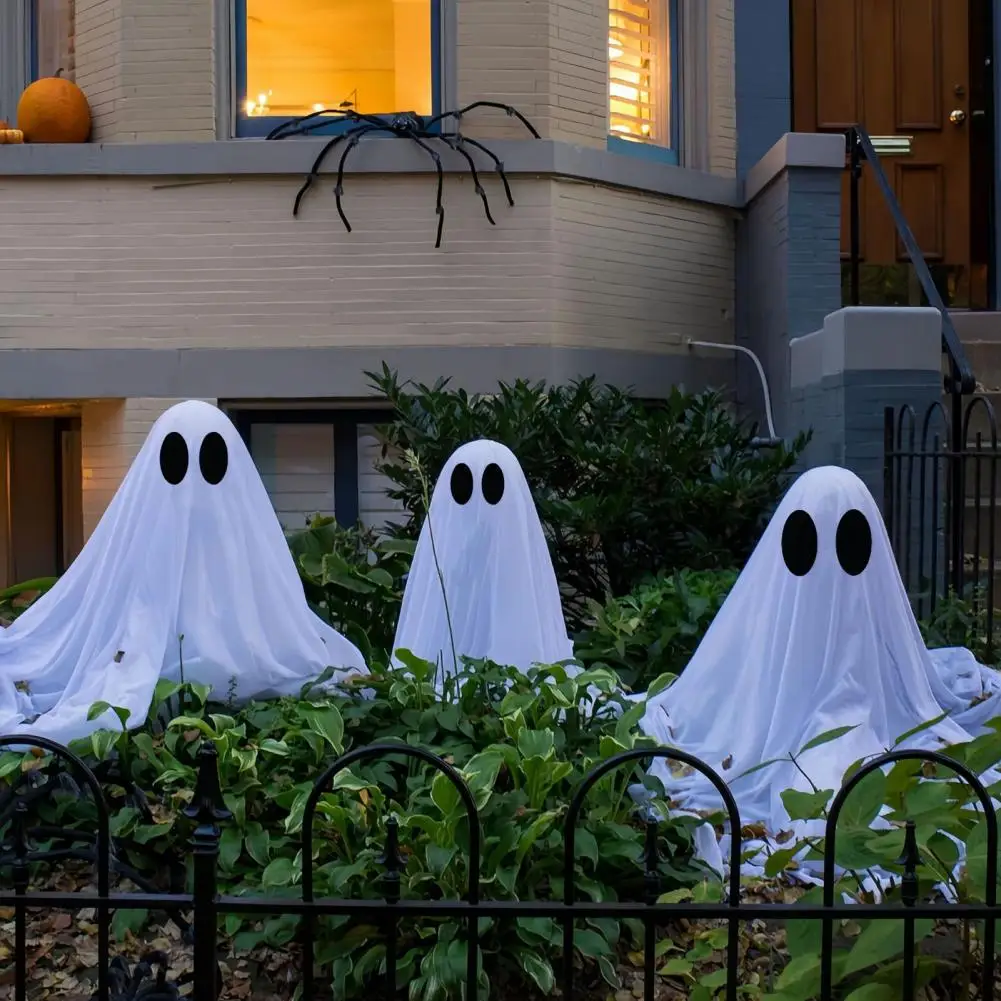 Ghostly Halloween Props Halloween Ghost Decorations Spooky Ghost Decorations for Halloween Outdoor Haunted House Supply for A