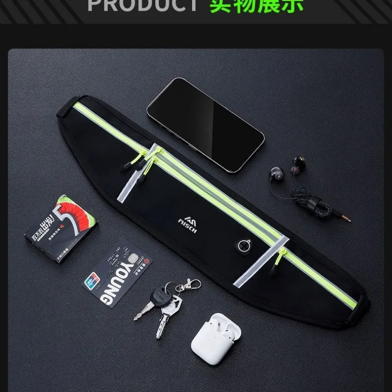 Funda deportiva para correr para teléfono, riñonera para mujer y hombre, impermeable, cómoda, para ciclismo, correr, cinta reflectante de seguridad, cinturón deportivo