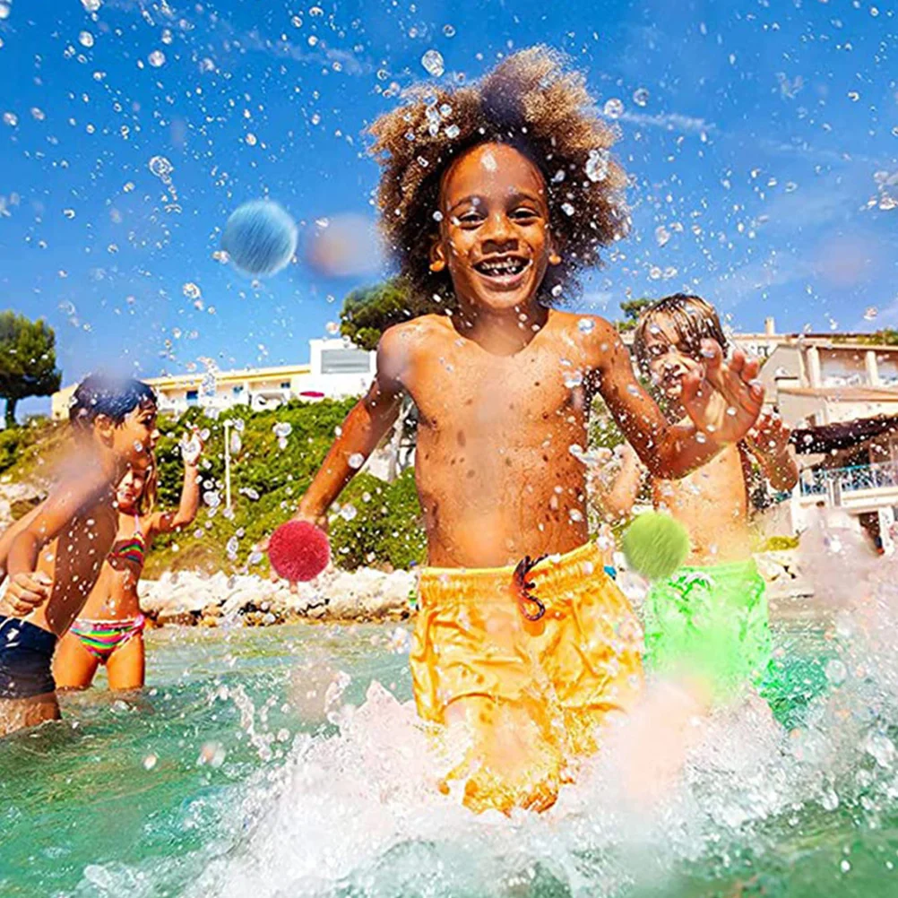 

20 Pcs Water Game Ball Outdoor Toys for Toddlers Kids Play Pool Swimming Soaker Balls Garden