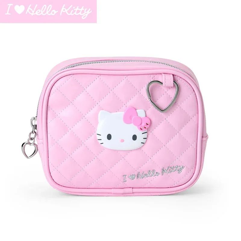 

Hello Kitty Coin Purse Sanrio KT Cat Zipper Wallet Clutch Bag Lipstick Bag Sundries Storage Bag
