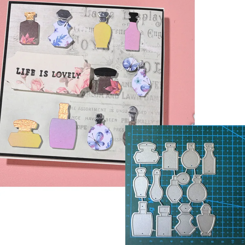 Wine glass bottle balloon Coffee cups metal cutting dies cut die mold Scrapbook paper craft knife mould blade punch stencils
