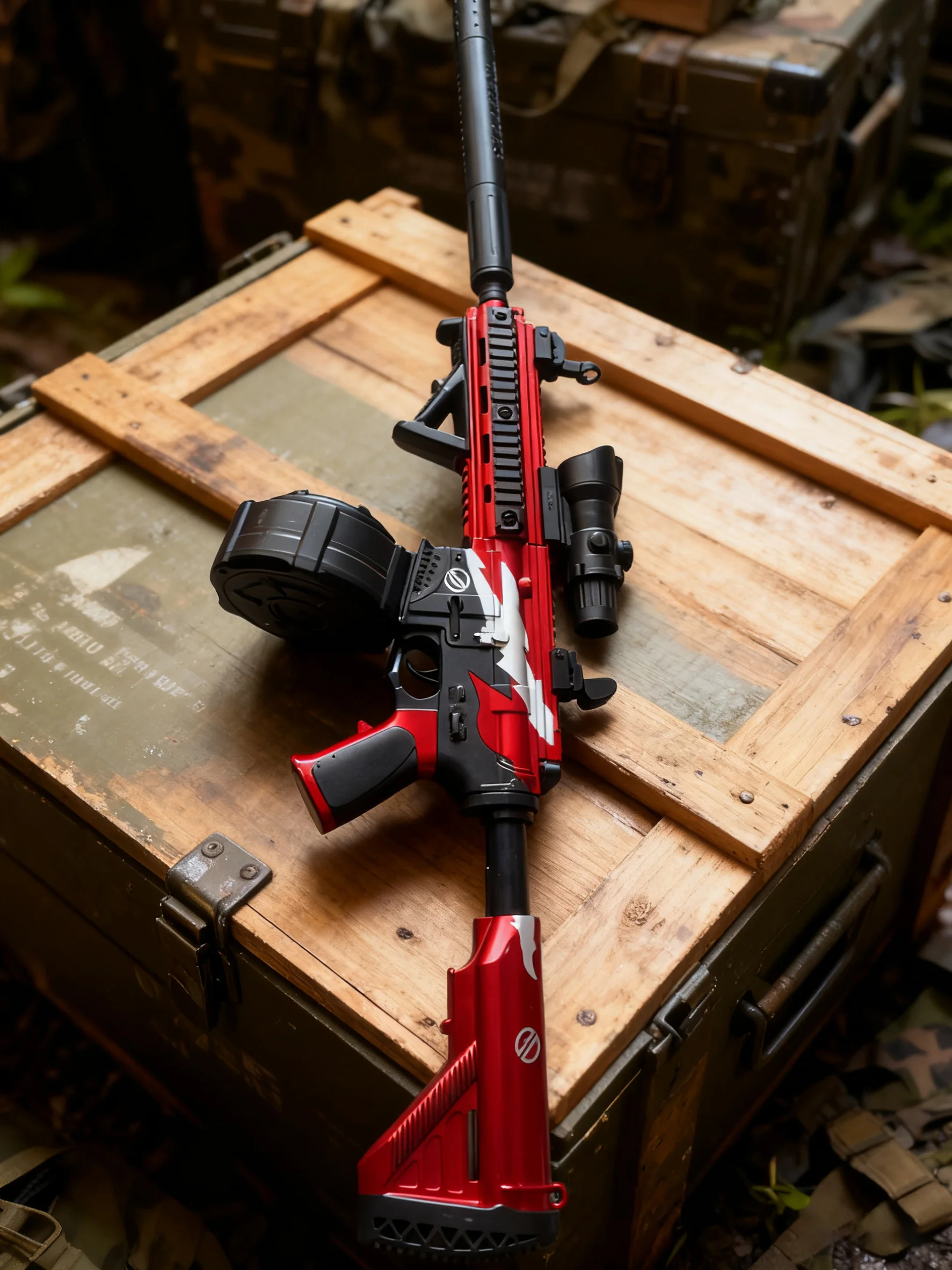 M416 Gel Blasters Volledig automatisch elektrisch speelgoedpistool voor volwassenen Buitenspellen 30M bereik Gel Ball Blaster