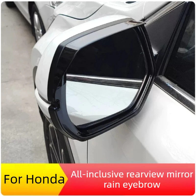 For Honda CR-V/Breeze 2023-2026 Rearview Mirror Rain Eyebrow Rain Block Modified Rearview Mirror Rain Frame Decoration Supplies