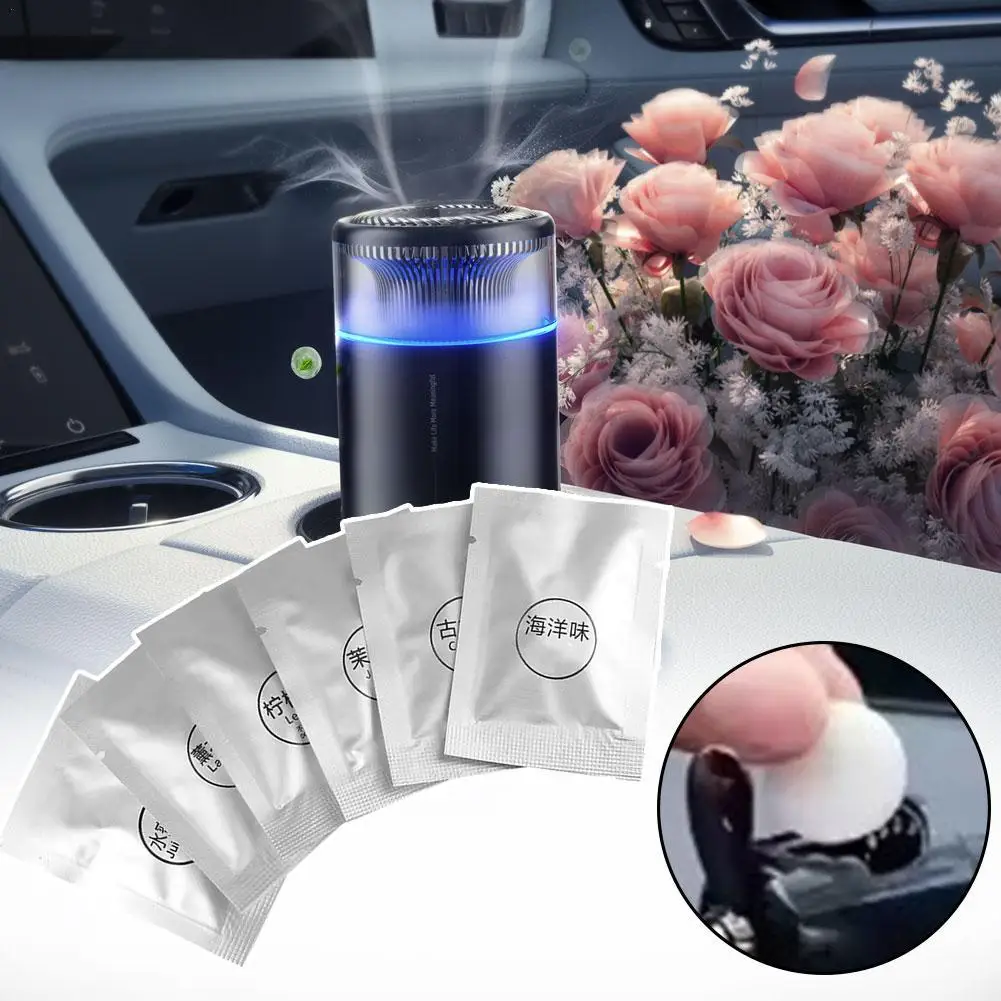 

Car Air Freshener Tablets Refill Solid Perfume Aromatherapy Fragrance Diffuser for Interior Accessories