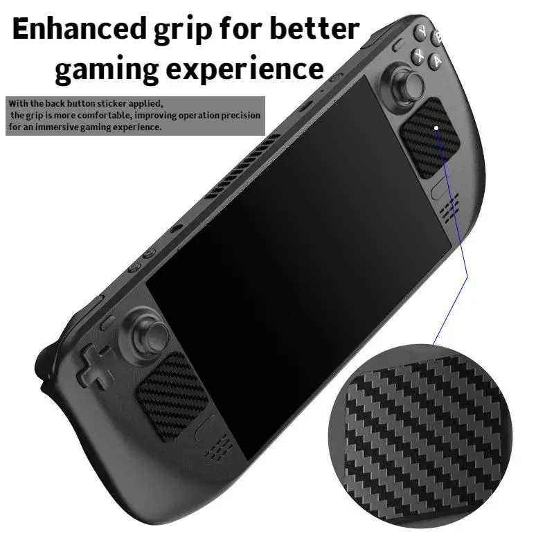 لوحدة التحكم في الألعاب Steam Deck ملصق المفتاح الخلفي Team Deck ملصق المفتاح الخلفي المقاوم للاهتراء