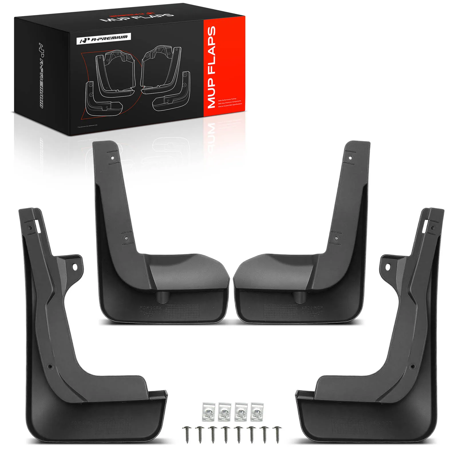 A-Premium 4Pcs Front & Rear Mud Flaps Splash Guard for Lexus RX350 RX350h RX500h 2023-2024