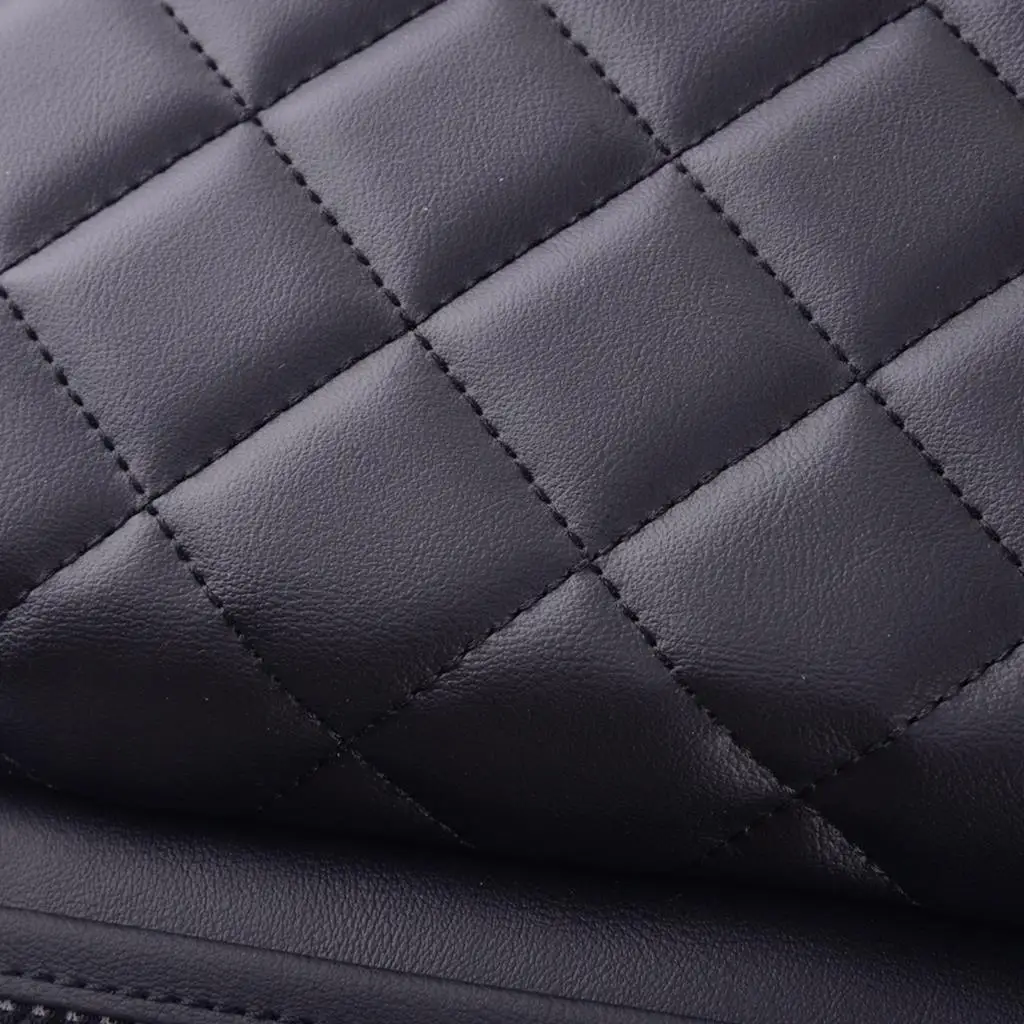 Housse de coussin noir pour accoudoir central avant de voiture, décoration pour Tesla Model 3/Y en cuir artificiel