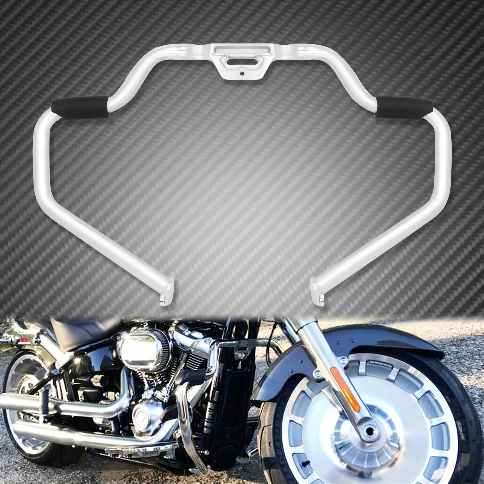 Protetor de motor para barra de colisão de rodovia de motocicleta para Harley Softail Breakout Fat Bob Low Rider S FXLRS FXBR FLHC 2018-2024