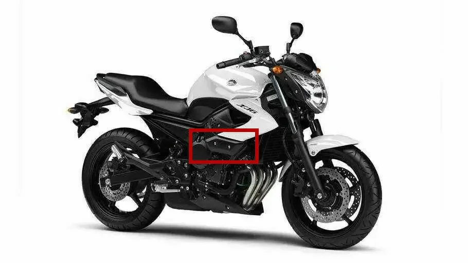 For Yamaha XJ6 2009 2010 2011 2012 Side Panel Raw Fairing Bodywork Frame Carbon Fiber Color Cover