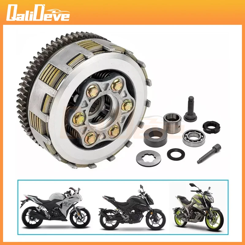 Conjunto de embrague para motocicleta Italika 250SZ DT200 DT250 FT200, piezas de repuesto, accesorios de coche resistentes, 1 ud.