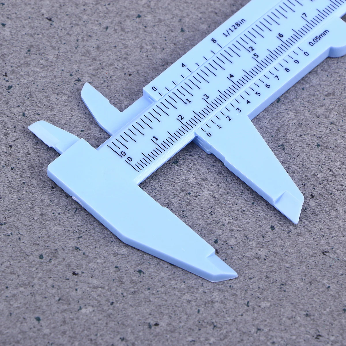 

150Mm Mini Caliper Plastic Metric Pocket Measuring Tool Two Way Internal External Depth Gauge Lightweight 0.5Mm