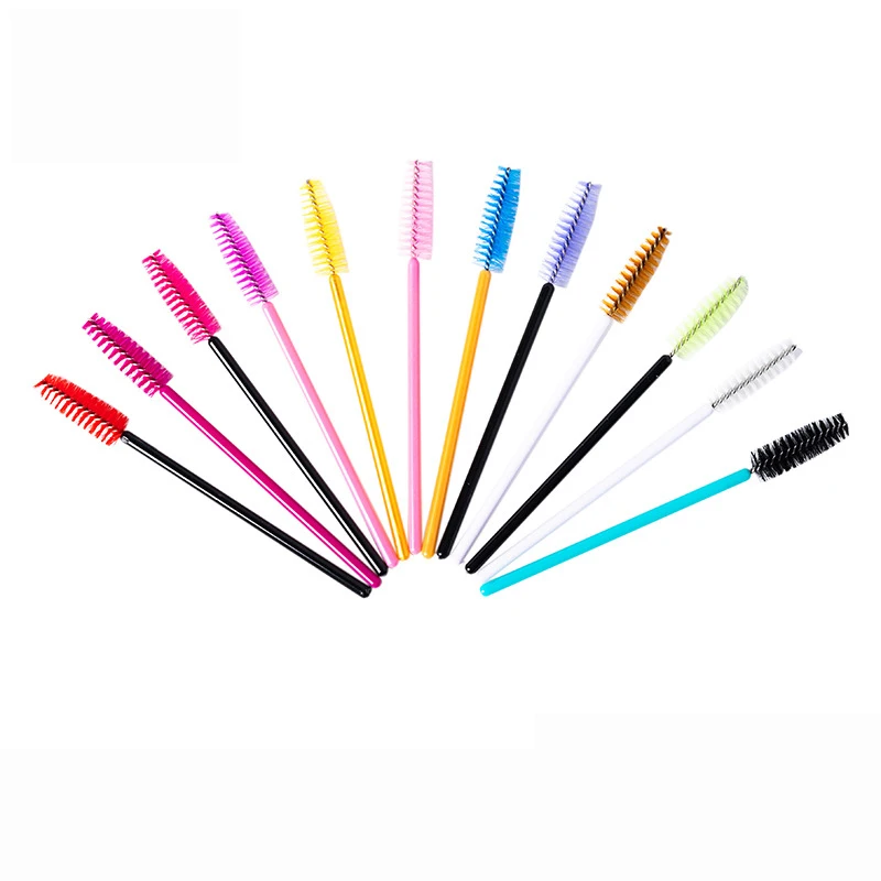 Disposable nylon hair Crystal rod nylon mascara Wands Eyelash clean detail Brush Eye Lash Applicator