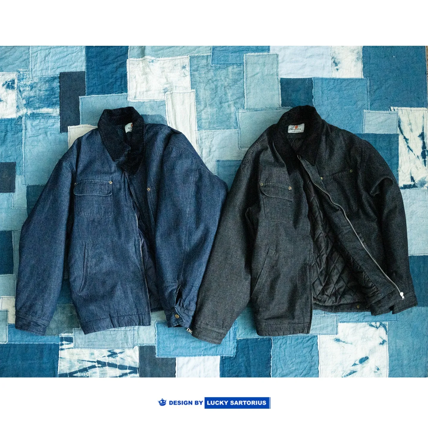 Autumn and Winter Japanese Retro Washed Vintage Denim Jacket Men's and Women's Loose Casual Versatile Top Cotton Coat