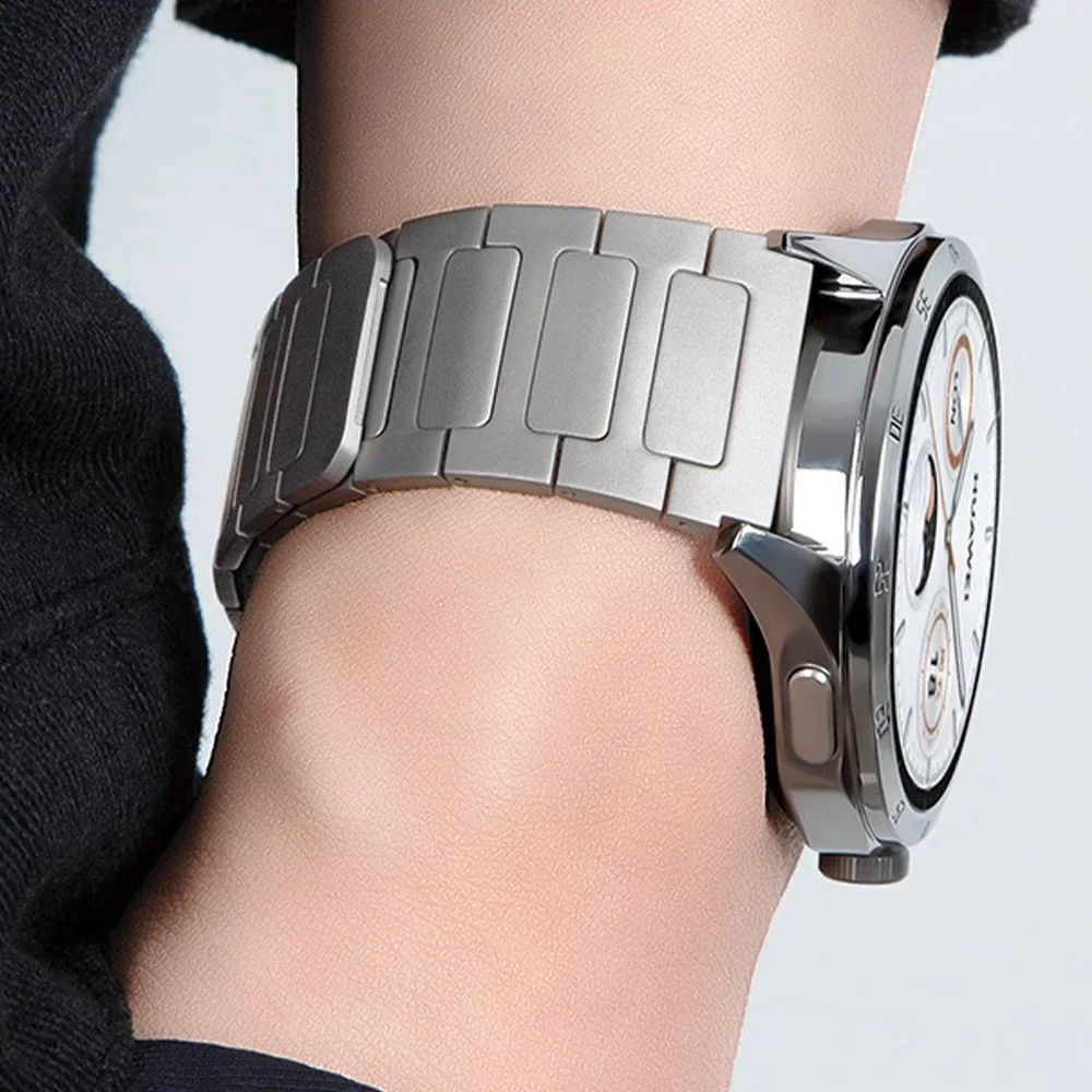 Luxury Magnetic Band For Huawei Watch GT5 4 3 Pro 46mm Stainless Steel Loop for Samsung Galaxy 7 6 5 fe Strap for Amazfit GTR47