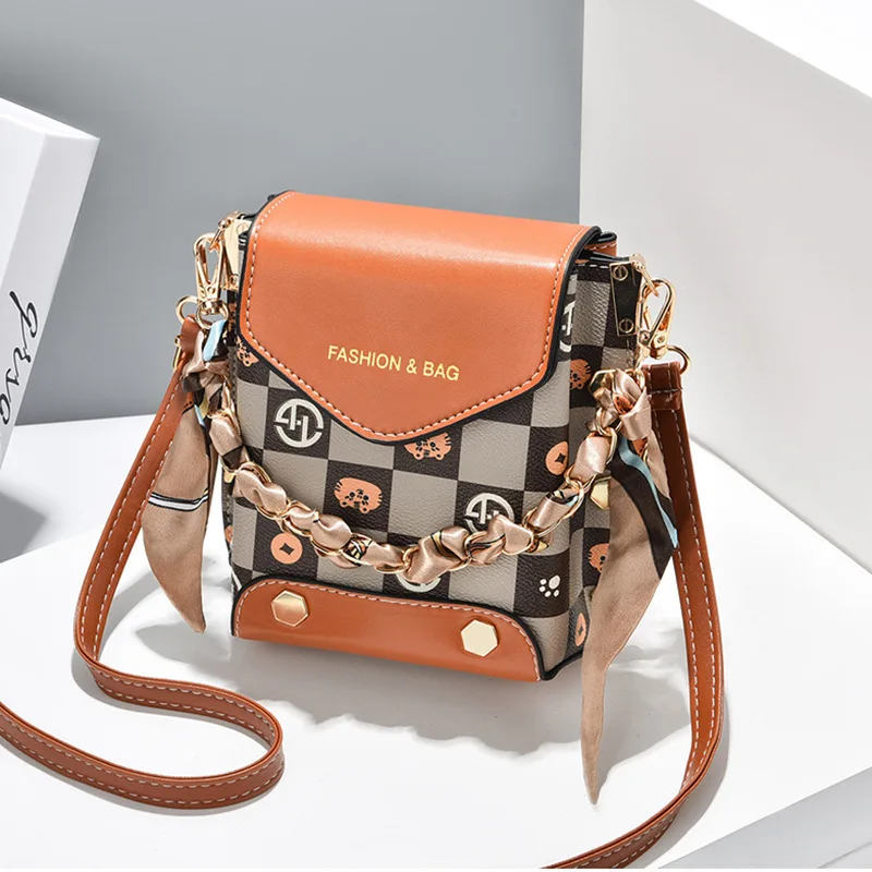 Torba na telefon komórkowy Damska nowa letnia moda Mini torba Moda Pojedyncze ramię Crossbody Dobrze wyglądająca Odpowiednia Codzienna kolokacja